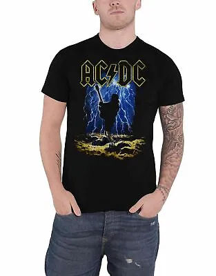Buy New Men's AC/DC T Shirt Highway To Hell Band Logo Official Black Sale Sale!! • 11.99£