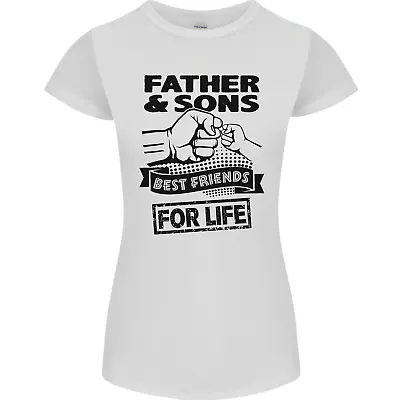 Buy Father & Sons Best Friends For Life Womens Petite Cut T-Shirt • 9.99£