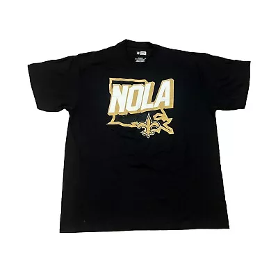 Buy NFL Team Apparel T-Shirt New Orleans Saints Football Hometown NOLA Size XL • 0.99£