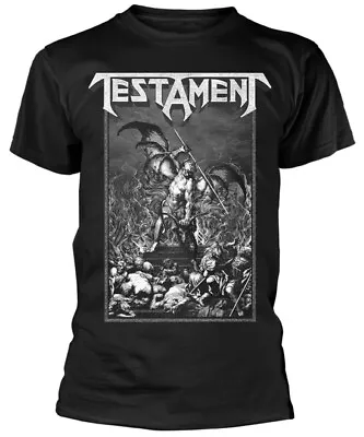 Buy Testament Pitchfork Horns Black T-Shirt - OFFICIAL • 16.29£