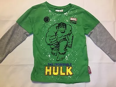 Buy Marvel Incredible Hulk Boys Long Sleeve T Shirt   Ages 3-4 Years    #842 • 7.99£