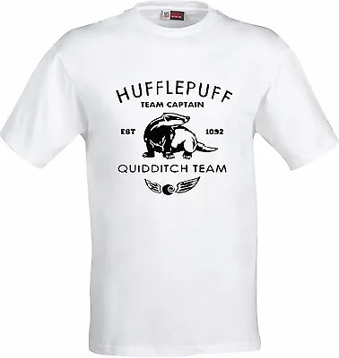 Buy Hufflepuff Quidditch Team Captain Harry Potter Full Color Sublimation T Shirt • 9.31£