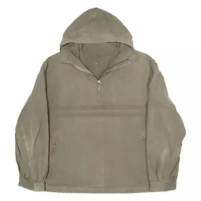 Buy Mens Pullover Jacket Brown Hooded XL • 28.99£
