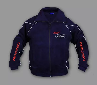 Buy Ford ST Racing Fleece Jacket Series HQ Embroidered Logos, JAQUETTE, Size S-3XL • 58.68£