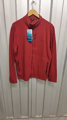 Buy Rohan Stretch Microgrid Full Zip Fleece Jacket, Juniper Red, Size L  To Xl • 31.99£