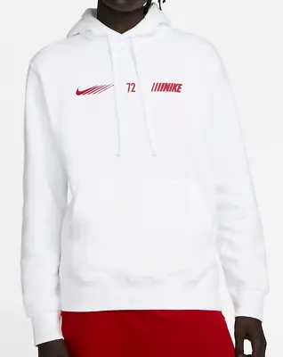 Buy Nike Sportswear FN4895-100 Standard Issue Fleece Pullover Hoodie White Medium • 38£