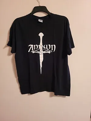 Buy Annwn Logo Shirt With Backprint Size L Ensiferum Folk Metal Finntroll • 10£