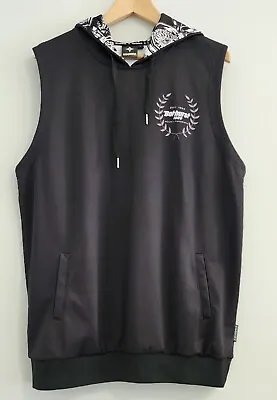 Buy Koomax Bathurst Hoody Jumper Men Size L Black Sleeveless Pockets Pullover LIned • 29.38£