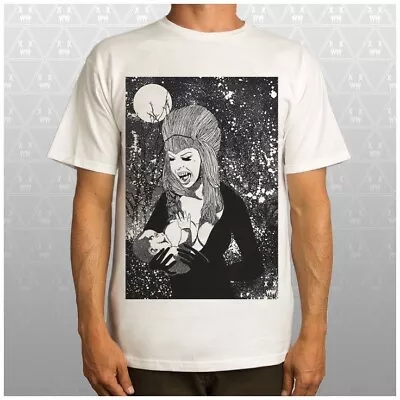Buy XWWX “Mother Melange” Vampire HESH T-Shirt Street - Gothic Horror Elvira- L Zx • 26.99£
