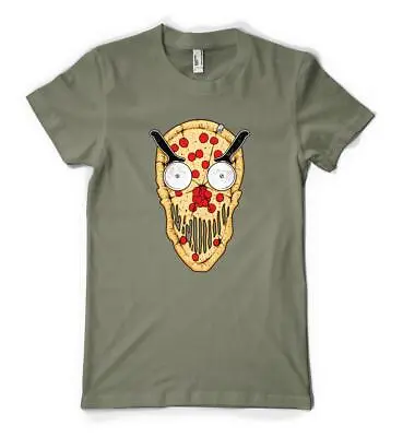 Buy Pizza Skull Head Pepperoni Cheese Tomato Cutter Personalised Adult T Shirt • 14.49£