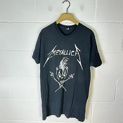 Buy Vintage Metallica Shirt Mens Large Black 1993 Nowhere Else To Roam European Tour • 103.95£