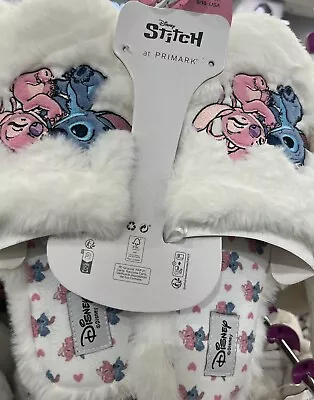 Buy Disney Stitch & Angel Mule Style Slippers Sizes UK 3-8 • 13.99£