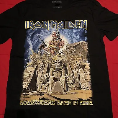 Buy Official Licensed T-Shirt Iron Maiden Eddie Somewhere Back In Time (Front/Back) • 40.35£