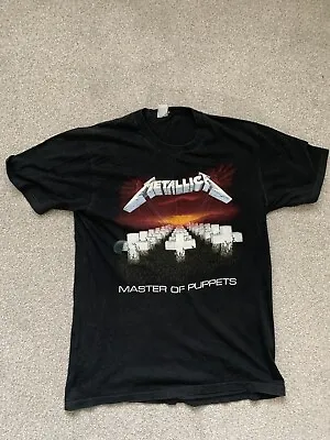 Buy Metallica T-shirt Master Of Puppets. Original 1986 Tour. T-shirt. • 21£