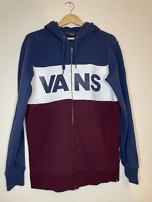 Buy Vans Zip Up Hoodie Colourblock Nearly New Men’s Small VGC • 15£