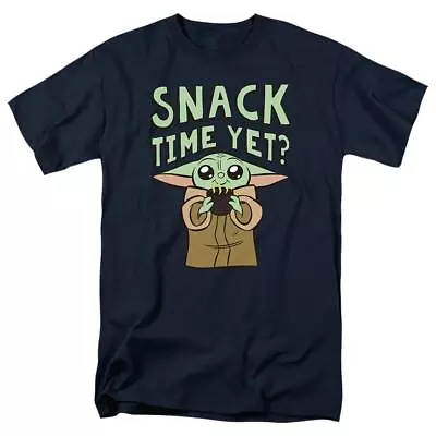 Buy Star Wars Mandalorian Mens T-shirt Grogu Snack Time Top Tee S-2XL Official • 13.99£