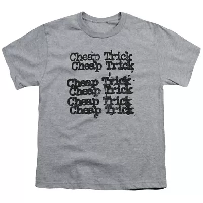 Buy Cheap Trick Logo Kids Youth T Shirt Licensed Music Rock Band Tee Sport Gray • 13.77£