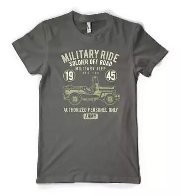 Buy Military Jeep Soldier Off Road Authorised Personalised Adult And Kids T Shirt • 13.49£