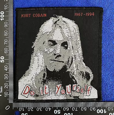 Buy Kurt Cobain (Nirvana )  Do It Yourself   - Sew On Patch - Free Postage • 11.99£