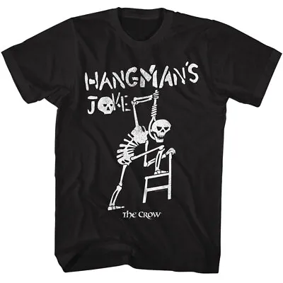 Buy The Crow 94 Movie Hangman's Joke Skeleton With Noose Brandon Lee Men's T Shirt • 46.99£
