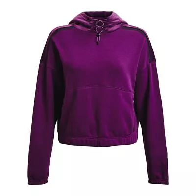 Buy Women's Under Armour UA Journey Fleece Pullover Hoodie In Purple • 28.99£
