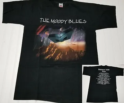 Buy Vintage The Moody Blues Summer 1996 Tour Concert T-Shirt Tee Men Large Traveller • 165.96£