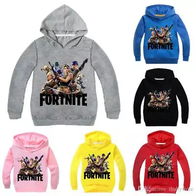 Buy  Boys Girls Unisex Top Hoodie Sweater Jacket Gaming  Fortnite • 10.99£