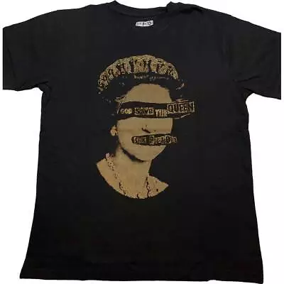 Buy SEX PISTOLS-  Unisex T- Shirt - God Save The Queen (Diamante) -  Black Cotton • 19.99£