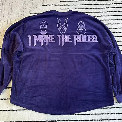 Buy Disney Villains Purple Spirit Jersey I Make The Rules Sz XXL Maleficent Ursula • 168.90£
