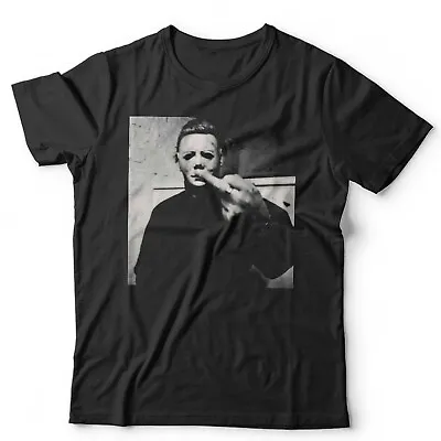 Buy Michael Myers Middle Finger Unisex TShirt Large Fit 3-5XL Halloween Funny Horror • 15.99£