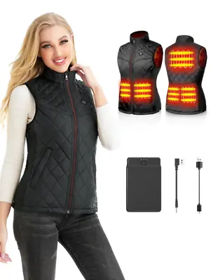 Buy Heated Vest For Women With 12000mAH Battery Slim Fit Rechargeable Heated Jacket • 39.99£