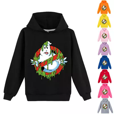 Buy Boys Ghostbusters T-shirt Short Sleeve Casual Tee Tops Kids Birthday Gifts UK • 11.99£