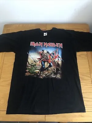 Buy Iron Maiden The Trooper T-shirt Fruit Of The Loom Medium Black • 14£