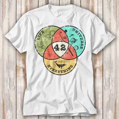 Buy Venn Diagram Life Universe Everything 42 Is The Answer T Shirt Top Tee 3949 • 6.70£
