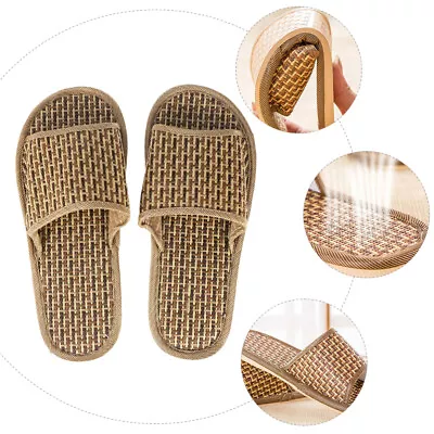 Buy Sandals Bohemian Slippers Home Cool Slippers Rattan Slippers • 11.18£