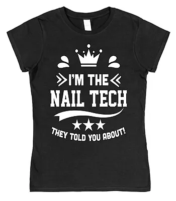 Buy Nail Tech T-Shirt For Manicurist 'I'm The One' Gift For MUA Salon Boss Artist • 15.95£