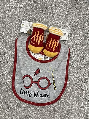 Buy Harry Potter Bib And Socks Baby Gift Brand New • 3£