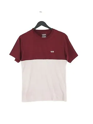 Buy Vans Men's T-Shirt S Pink 100% Cotton Basic • 8.70£