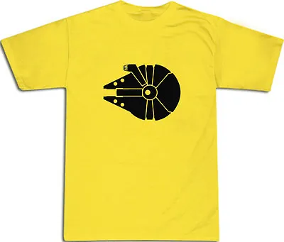 Buy Millennium Falcon Cool T-SHIRT ALL SIZES # Yellow • 10.99£