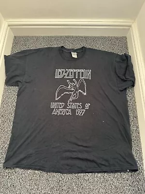 Buy Led Zeppelin T-Shirt USA America 1977 -  Size 2XL • 4.99£