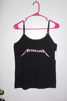 Buy METALLICA  Women's Tank Top (Pink)  Take A Look! • 17£
