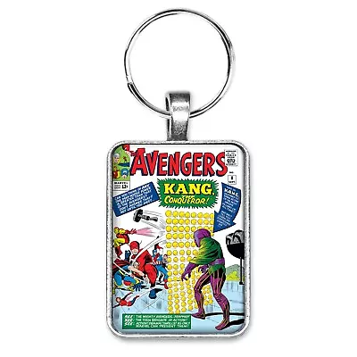 Buy The Avengers #8 KANG Cover Key Ring / Necklace Classic Marvel Comic Book Jewelry • 10.20£