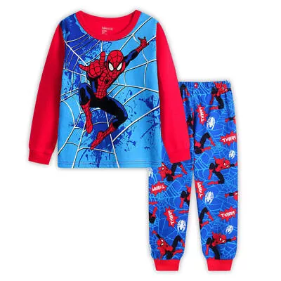 Buy Boys Kids Pyjamas Outfits Nightwear Spider Man Avengers Sleepwear Super Hero PJs • 7.49£