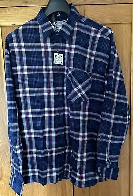 Buy High Volume  Men’s Shirt  Checked Blue / Red  Size XL NWT Pit 2 Pit 24” • 7.25£