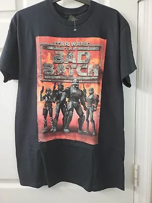 Buy Disney Star Wars Bad Batch Black   T-shirt Size M New • 11.37£