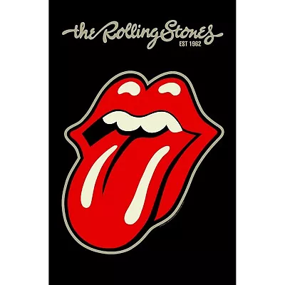 Buy ROLLING STONES Tongue 2020 TEXTILE POSTER Official Merch PREMIUM Fabric FLAG • 14.99£