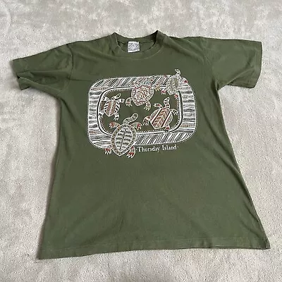 Buy Vintage Thursday Island T-shirt Men’s Medium Green Australian Single Stitch • 24.99£