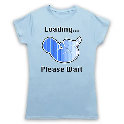 Buy Baby Boy Loading Please Wait Retro Computer Pregnant Mens & Womens T-shirt • 17.99£