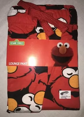 Buy Sesame Street Elmo Mens Lounge Pants, Mens Pyjama Bottoms Size Large BNWT • 10.99£