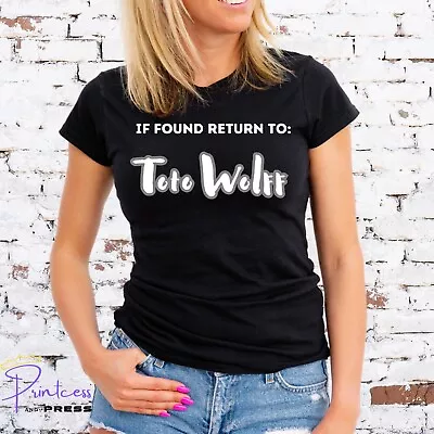 Buy IF FOUND RETURN TO TOTO WOLFF T-SHIRT, Unisex Or Lady Fit • 13.99£